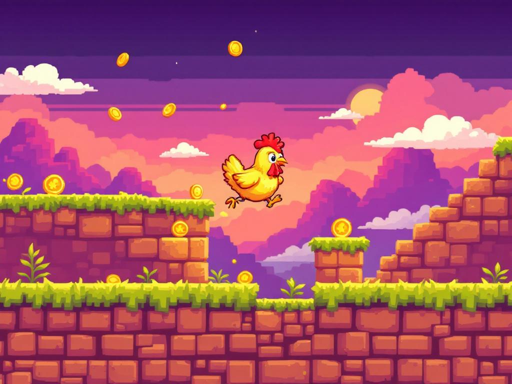 Batalha contra Robô - Chicken Adventure
